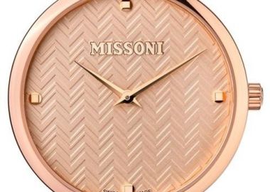MISSONI M1 Gift Set Swiss Made - MWY201421 Rose Gold case with Stainless Steel Bracelet - Missoni - 
