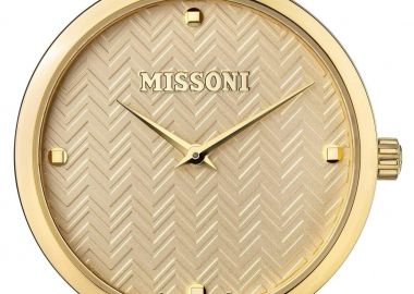 MISSONI M1 Swiss Made - MWY201321 Gold case with Stainless Steel Bracelet - Missoni - 