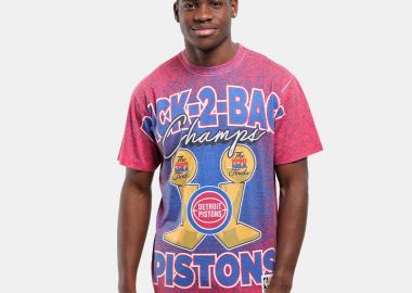Mitchell & Ness Detroit Pistons Champ City Sublimated Ανδρικό T-shirt (9000178690_69352) - Mitchell & Ness - 