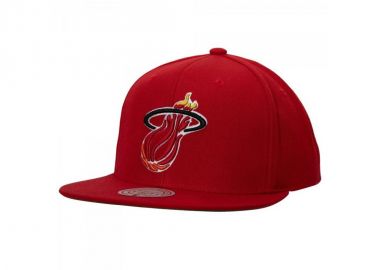 Mitchell & Ness Jockey με Ίσιο Γείσο Κόκκινο HHSS3258-MHEYYPPPRED1 - Mitchell & Ness - 