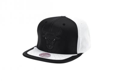 Mitchell & Ness Jockey με Ίσιο Γείσο Μαύρο 6HSSMM19224-CBUWHBK - Mitchell & Ness - 