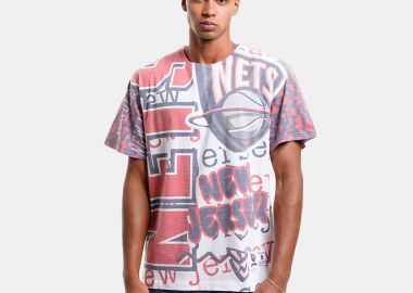 Mitchell & Ness Jumbotron 2.0 Sublimated Brooklyn Nets Men's T-Shirt (9000117290_1539) - Mitchell & Ness - 