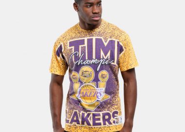 Mitchell & Ness Los Angeles Lakers Champ City Sublimated Ανδρικό T-shirt (9000178692_69352) - Mitchell & Ness - 