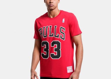 Mitchell & Ness Name & Number Scottie Pippen Chicago Bulls Ανδρικό T-Shirt (9000147338_1634) - Mitchell & Ness - 