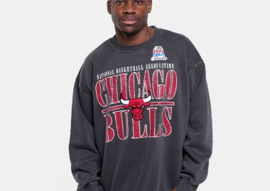 Mitchell & Ness Nba Downtown Fleece Crew Vintage Ανδρική Μπλούζα με Μακρύ Μανίκι (9000258005_1469) - Mitchell & Ness - 