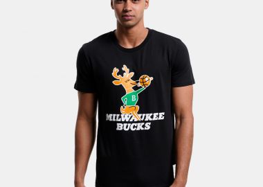 Mitchell & Ness NBA Mileaukee Bucks Team Logo Ανδρικό T-Shirt (9000146224_1469) - Mitchell & Ness - 