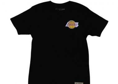 MITCHELL & NESS NOSTALGIA CO. T-Shirts NBA SHOT CLOCK TEE LAKERS - ΜΑΥΡΟ-TP10207-LALBLCK-BLACK - MITCHELL & NESS NOSTALGIA CO. - 