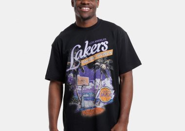 Mitchell & Ness Paradiso Los Angeles Lakers Ανδρικό T-Shirt (9000275114_1469) - Mitchell & Ness - 