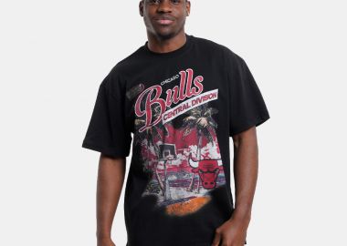Mitchell & Ness Paradiso Oversized Chicago Bulls Ανδρικό T-Shirt (9000275103_1469) - Mitchell & Ness - 