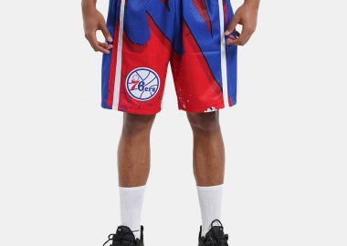 Mitchell & Ness Philadelphia 76ers 1996-97 Hyper Hoops Swingman Shorts (9000107818_1723) - Mitchell & Ness - 