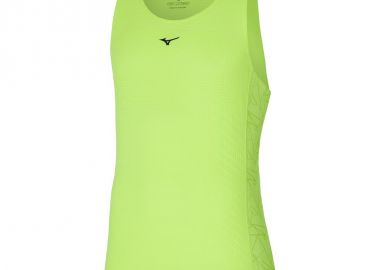 Mizuno Aero Training Ανδρική Αθλητική Μπλούζα Κοντομάνικη Κίτρινο Fluo J2GA200137 - Mizuno - 