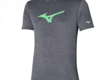 Mizuno Ανδρικό Αθλητικό T-shirt Κοντομάνικο Γκρι J2GAA00608 - Mizuno - 