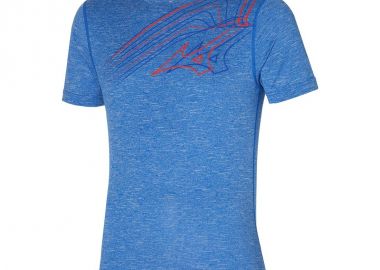 Mizuno Core Driven Ανδρικό Αθλητικό T-shirt Κοντομάνικο Μπλε J2GA253575 - Mizuno - 