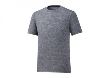 Mizuno Impulse Core Ανδρικό Αθλητικό T-shirt Κοντομάνικο Γκρι J2GA751908 - Mizuno - 