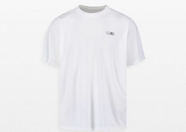 MM6 MAISON MARGIELA Ανδρικό Λευκό Numeric Signature T-Shirt - MM6 MAISON MARGIELA - 