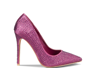 Μωβ γόβα με στρας - MIGATO - 