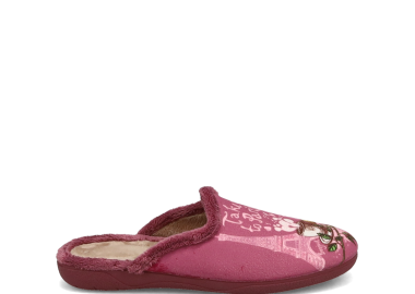 Μωβ-ροζ γυναικεία παντόφλα - MIGATO - 