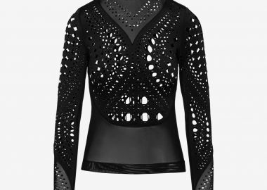 Mock Neck Long Sleeved Top - Cutcuutur - 