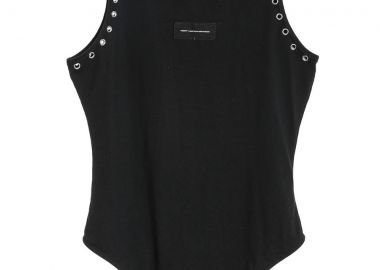 MOD WAVE MOVEMENT Black Slim Γυναικείο Κορμάκι Studded - Μαύρο-MW092010369-BLACK - Mod Wave Movement - 