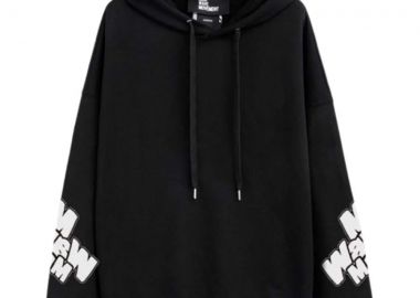 MOD WAVE MOVEMENT Φούτερ με Κουκούλα MW074071443 - ΜΑΥΡΟ-MW074071443-BLACK - Mod Wave Movement - 