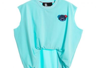 ΜOD WAVE MOVEMENT Γυναικείο Teddy Bear Tank Top - Πράσινο-MW092010436-GREEN - Mod Wave Movement - 