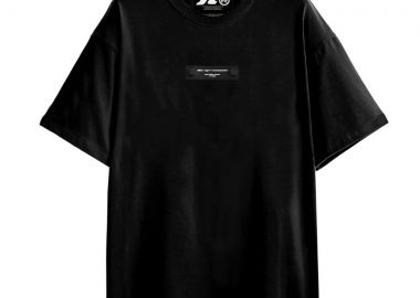 MOD WAVE MOVEMENT Oversized Unisex T-Shirt με Φτερά - Μαύρο -JT092030216-BLACK - Mod Wave Movement - 