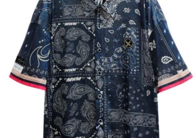 MOD WAVE MOVEMENT Πουκάμισα BANDANA SHORT SLEEVE SHIRT- MW082080522 - ΜΠΛΕ-MW082080522-BLUE - Mod Wave Movement - 