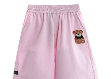 MOD WAVE MOVEMENT Unisex Βερμούδα Teddy Bear - Ροζ-MW092040450-PINK - Mod Wave Movement - 