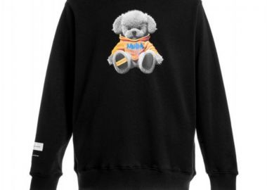 MOD WAVE MOVEMENT Unisex Φούτερ Teddy Bear Oversized - Μαύρο-MW091060461-BLACK - Mod Wave Movement - 