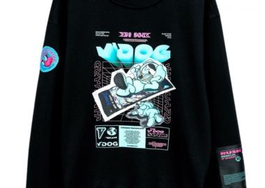 MOD WAVE MOVEMENT Unisex Φούτερ VD061060116 - ΜΑΥΡΟ-VD061060116-BLACK - Mod Wave Movement - 