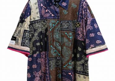 MOD WAVE MOVEMENT Unisex Oversized Πουκάμισο Bandana-MW092080393-BLUE - Mod Wave Movement - 