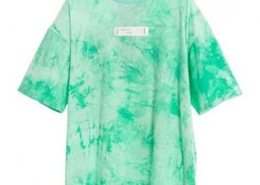 MOD WAVE MOVEMENT Unisex Oversized T-Shirt Tie-Dye με Φτερά - Πράσινο-JT092030216-GREEN - Mod Wave Movement - 