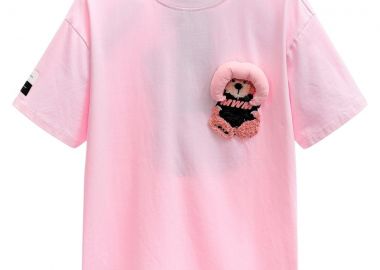MOD WAVE MOVEMENT Unisex T-Shirt MIKE TEDDY MW082020589 - ΡΟΖ-MW082020589-PINK - Mod Wave Movement - 