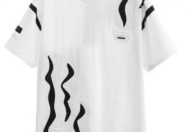 MOD WAVE MOVEMENT Unisex T-Shirt SCRATCH DESIGN - ΛΕΥΚΟ-MW082020508-WHITE - Mod Wave Movement - 