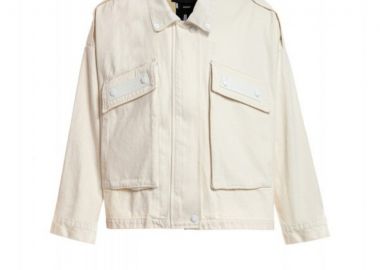 MOD WAVE MOVEMENT Unisex Teddy Bear Denim Jacket - Μπεζ-MW091070432-BEIGE - Mod Wave Movement - 