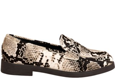 Μοκασίνια Attrattivo Animal Print 9Y23261-WHITE BLACK Γυναικείο - Attrattivo - 