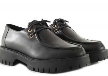 Μοκασίνια Guess Mirka FL7MRKLEA14-GU0-BLACK Γυναικείο - Guess - 