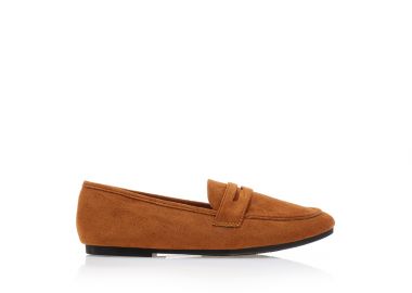 Μοκασίνια κάμελ σουέτ ΚΑΜΕΛ - Tsoukalas - 