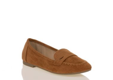 Μοκασίνια κάμελ σουέτ ΚΑΜΕΛ - Tsoukalas - 