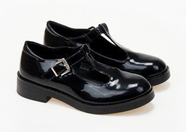 Μοκασίνια με μπαρέτα - Μαύρο - Issue - 