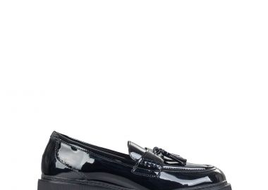 Μοκασίνια-Μπαλαρίνες γυναικείες Clarks Μαύρο 26184491 Lauryl Tassel 261 - Clarks - 