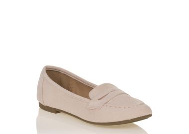 Μοκασίνια μπεζ σουέτ ΜΠΕΖ - Tsoukalas - 