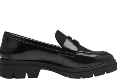 Μοκασίνια Tamaris Λουστρίνι & Suede 1-24313-42-098-BLACK COMB Γυναικείο - Tamaris - 