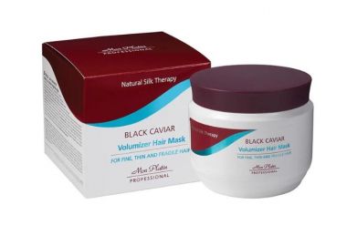Mon Platin Professional Black Caviar Volumizer Hair Mask For Fine,Thin And Fragile Hair 500ml - Mon Platin - 