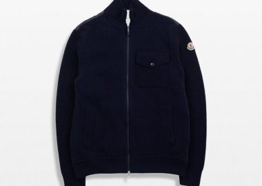 MONCLER Ανδρικό Cardigan Tricot Navy - MONCLER - 
