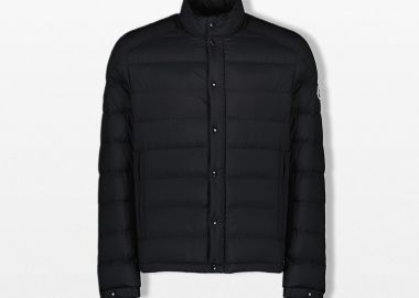 MONCLER Ανδρικό Μαύρο Selves Jacket - MONCLER - 