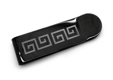 Money clip από ατσάλι με Μαίανδρο MR134 - Asimenio - 