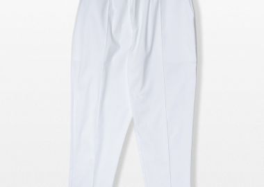 MONK Ανδρικό Λευκό Εlastic Waist Trousers - MONK - 