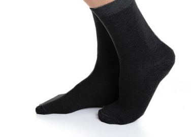 ΜΟΝΟΧΡΩΜΗ ΑΝΔΡΙΚΗ ΒΑΜΒΑΚΕΡΗ ΚΑΛΤΣΑ ΙΝΙΖΙΟ 4110 ΑΝΘΡΑΚΙ - INIZIO - 