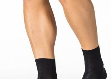 ΜΟΝΟΧΡΩΜΗ ΑΝΔΡΙΚΗ ΒΑΜΒΑΚΕΡΗ ΚΑΛΤΣΑ ΙΝΙΖΙΟ 4110 ΜΑΥΡΟ - INIZIO - 